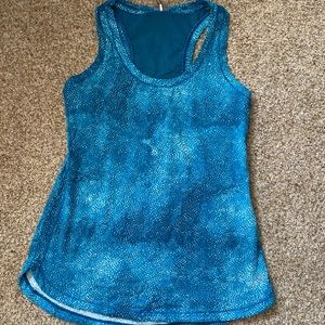 Calia Everyday Printed Tank- All Over Dot Turqoise